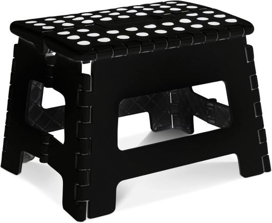 Sterun 9Inch Folding Step Stool For Kids, Adults
