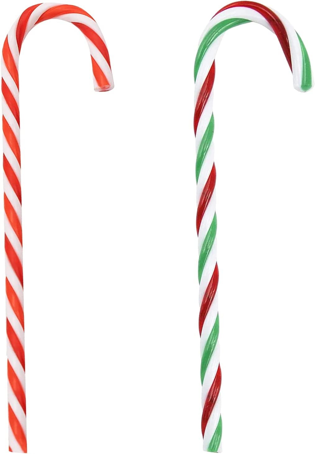 STERUN Strong Plastic 30 Cm Candy Cane Ornament Ideal For Decoration Christmas Tree, Home & Office Indoor, Outdoor Pack Of 2 | Candy Cane Decorations | Candy Cane Ornaments | Plastic Cane
